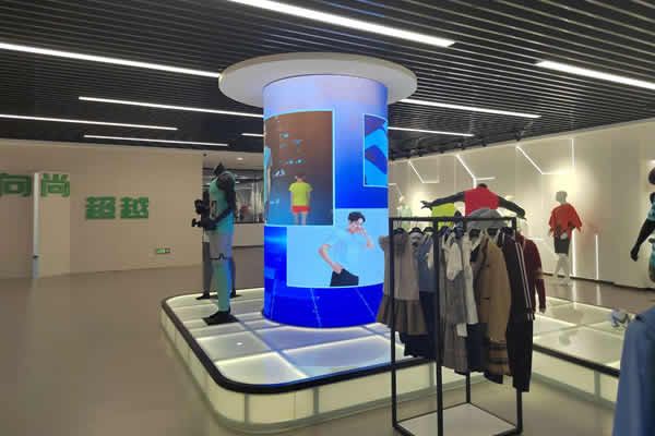 佛山市某品牌體驗(yàn)店 - 弧形、圓柱LED顯示屏